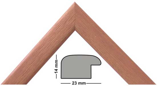 Wooden frame Pazific teak