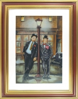 Laurel und Hardy Bild 30x40