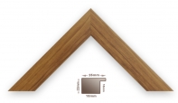 wooden moulding 8221 Teak