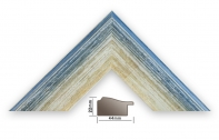 wooden moulding 342 Blu