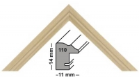 wooden moulding 110 NAT