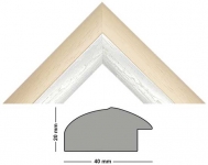 en bois moulage 251-CREMA